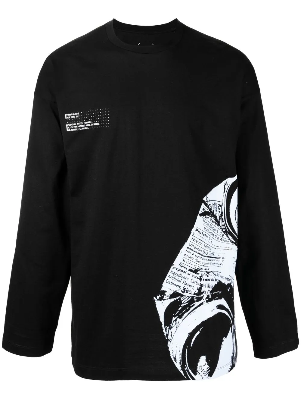 

OAMC graphic print long-sleeve top - Black