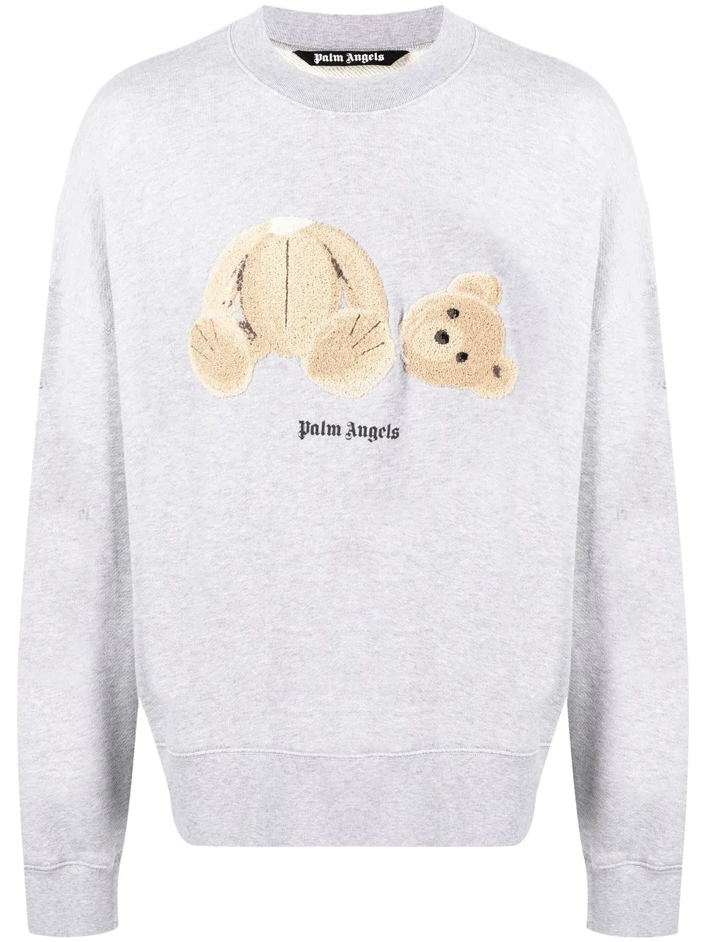 

Palm Angels sudadera con motivo Teddy Bear - Gris