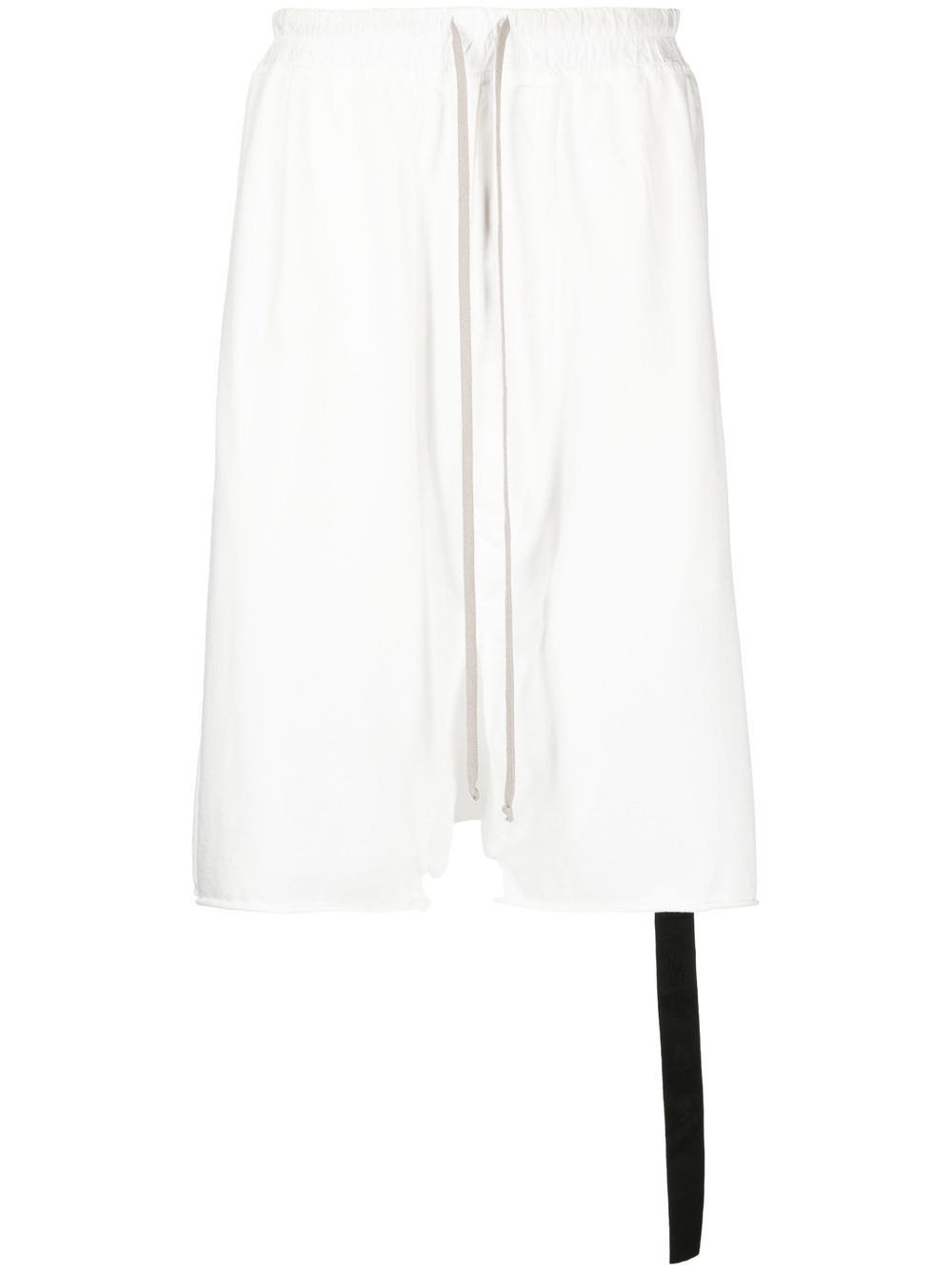 

Rick Owens DRKSHDW bermudas drop crotch - Blanco