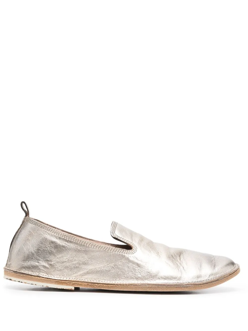 

Marsèll metallic-effect leather loafers - Neutrals