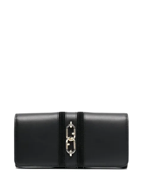 Furla portefeuille en cuir à plaque logo