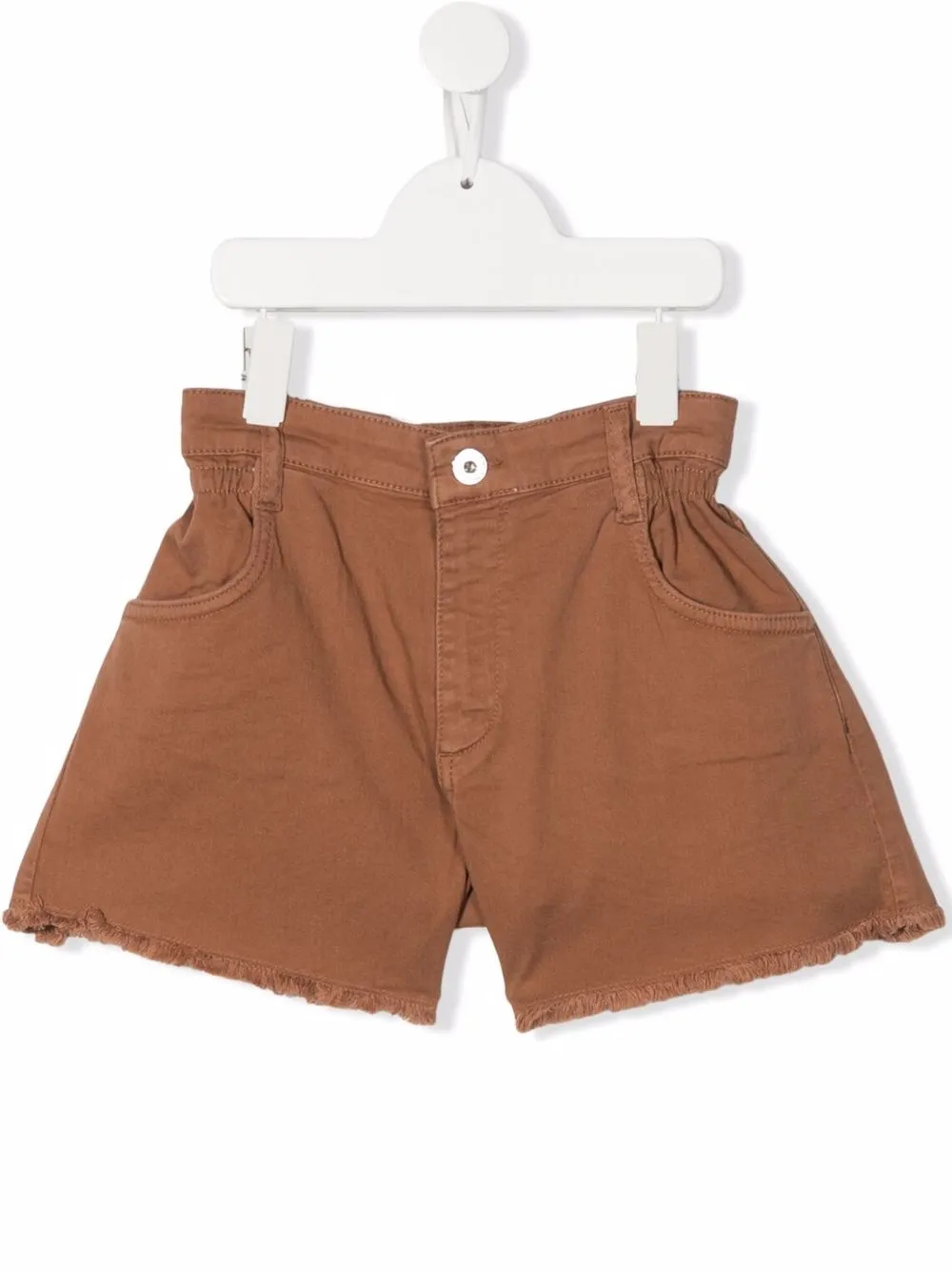 

TWINSET shorts de mezclilla acampanados - Marrón