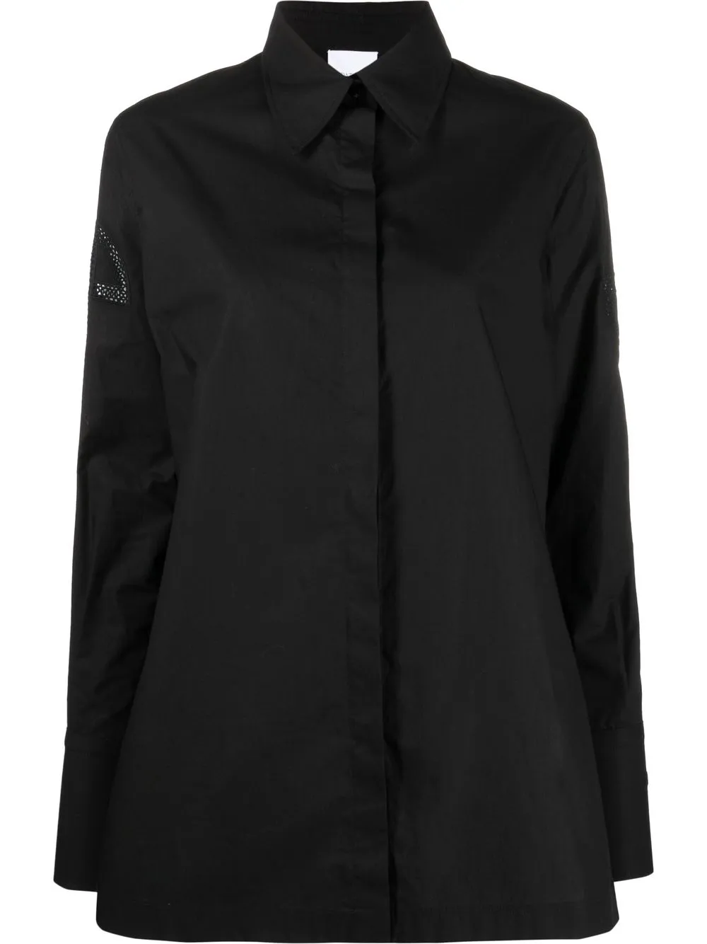 Patou playera con logo bordado - Negro