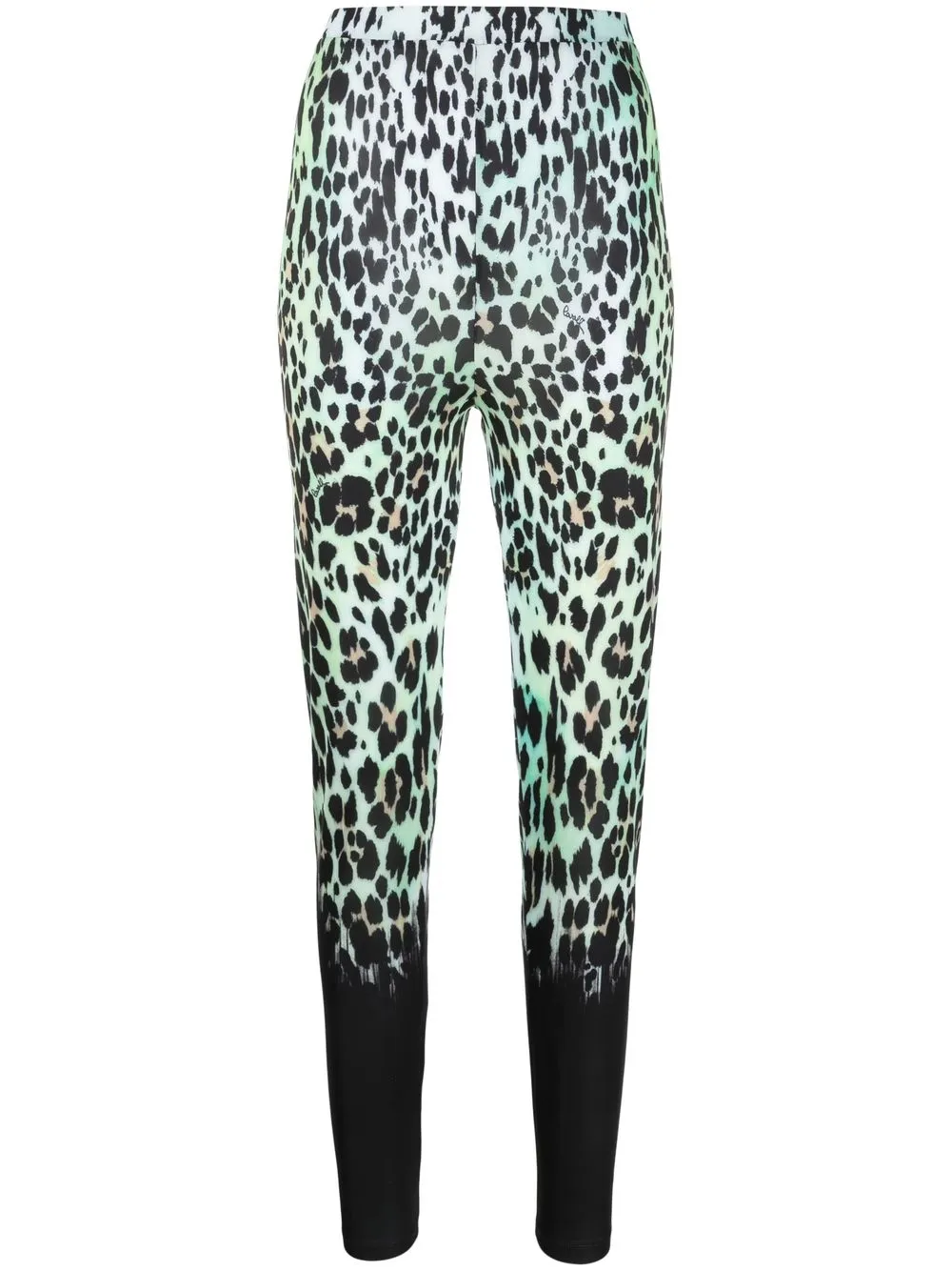 

Roberto Cavalli leggins con estampado de leopardo - Verde