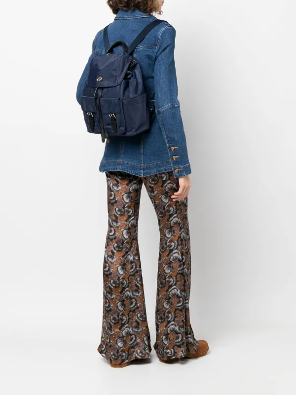 Tory burch drawstring backpack cheap