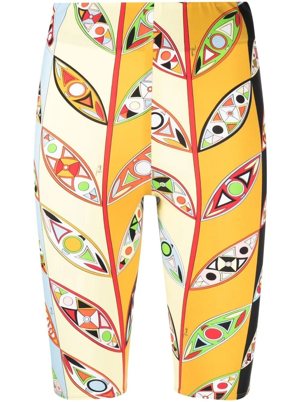 

PUCCI Girandole-print cropped leggings - Multicolour