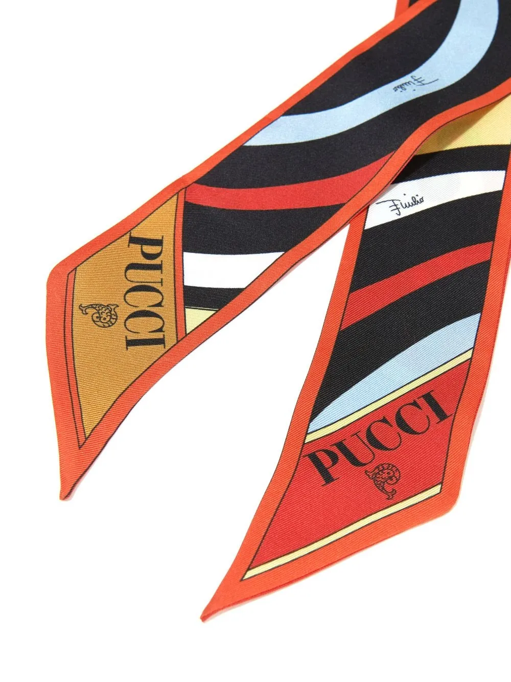 

PUCCI Marmo And Iride-print silk scarf - Multicolour