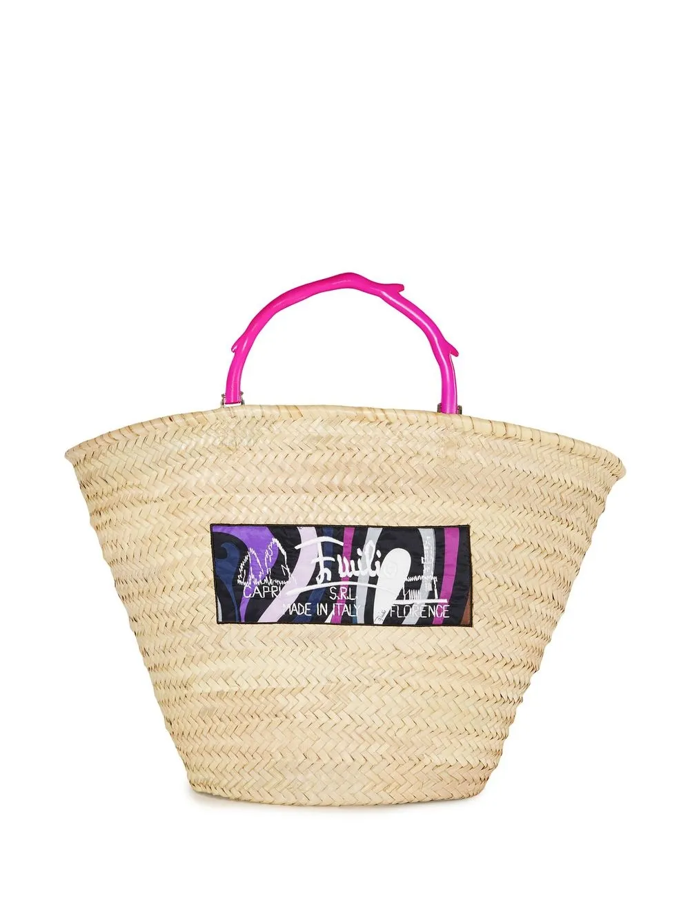 

PUCCI tote con parche del logo - Neutro