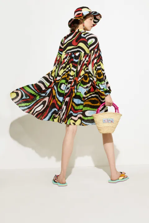 Marmoプリント シルクドレス Emilio Pucci エミリオ プッチ