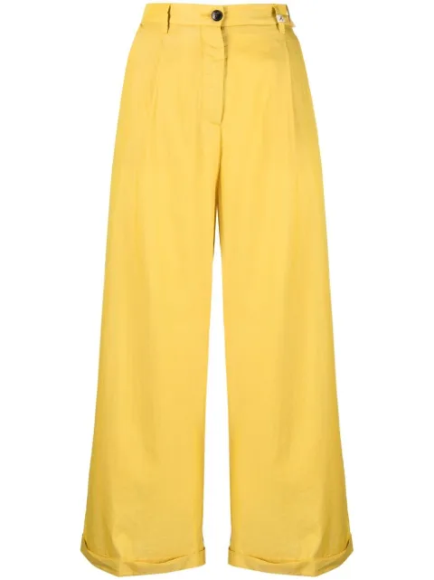 Myths cropped wide-leg trousers