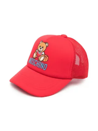 Teddy bear baseball cap deals