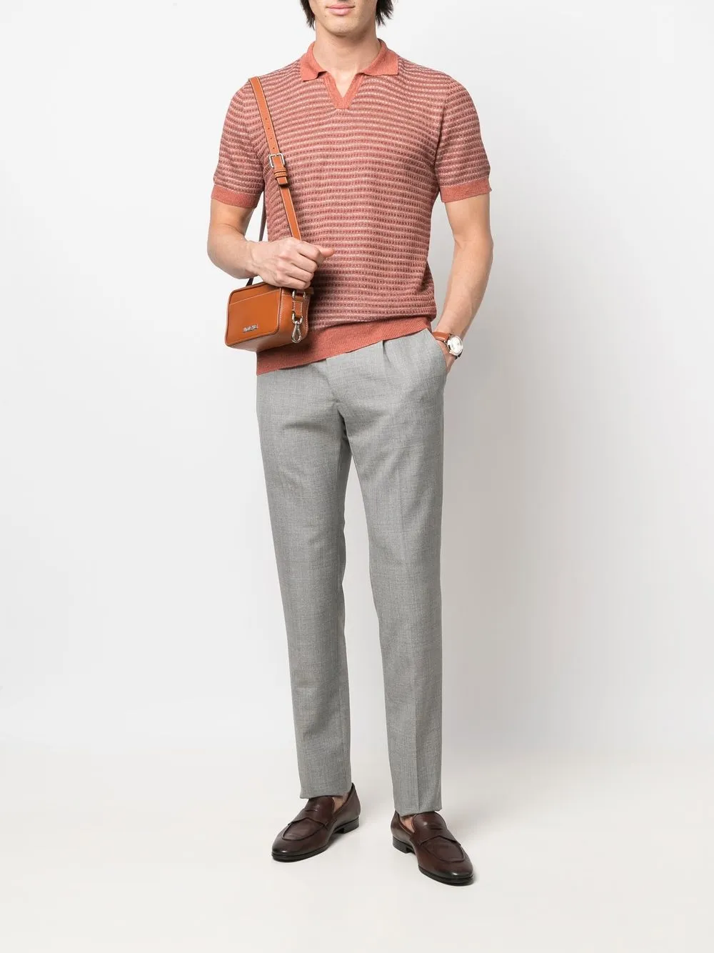 Lardini Wollen pantalon - Grijs