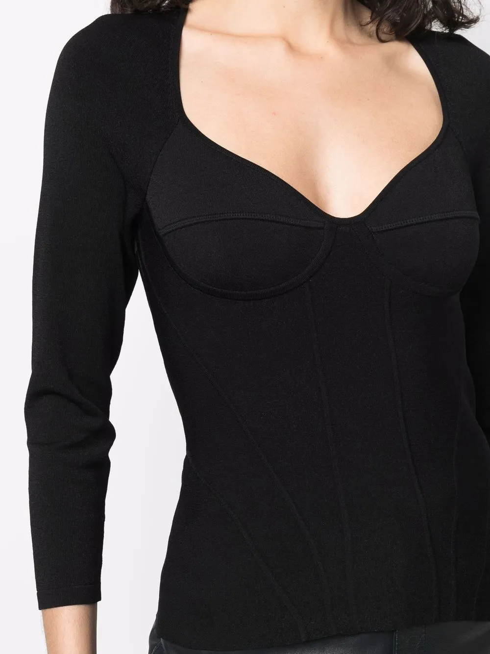 Cheap Alexander McQueen inserted-bra detail top Women