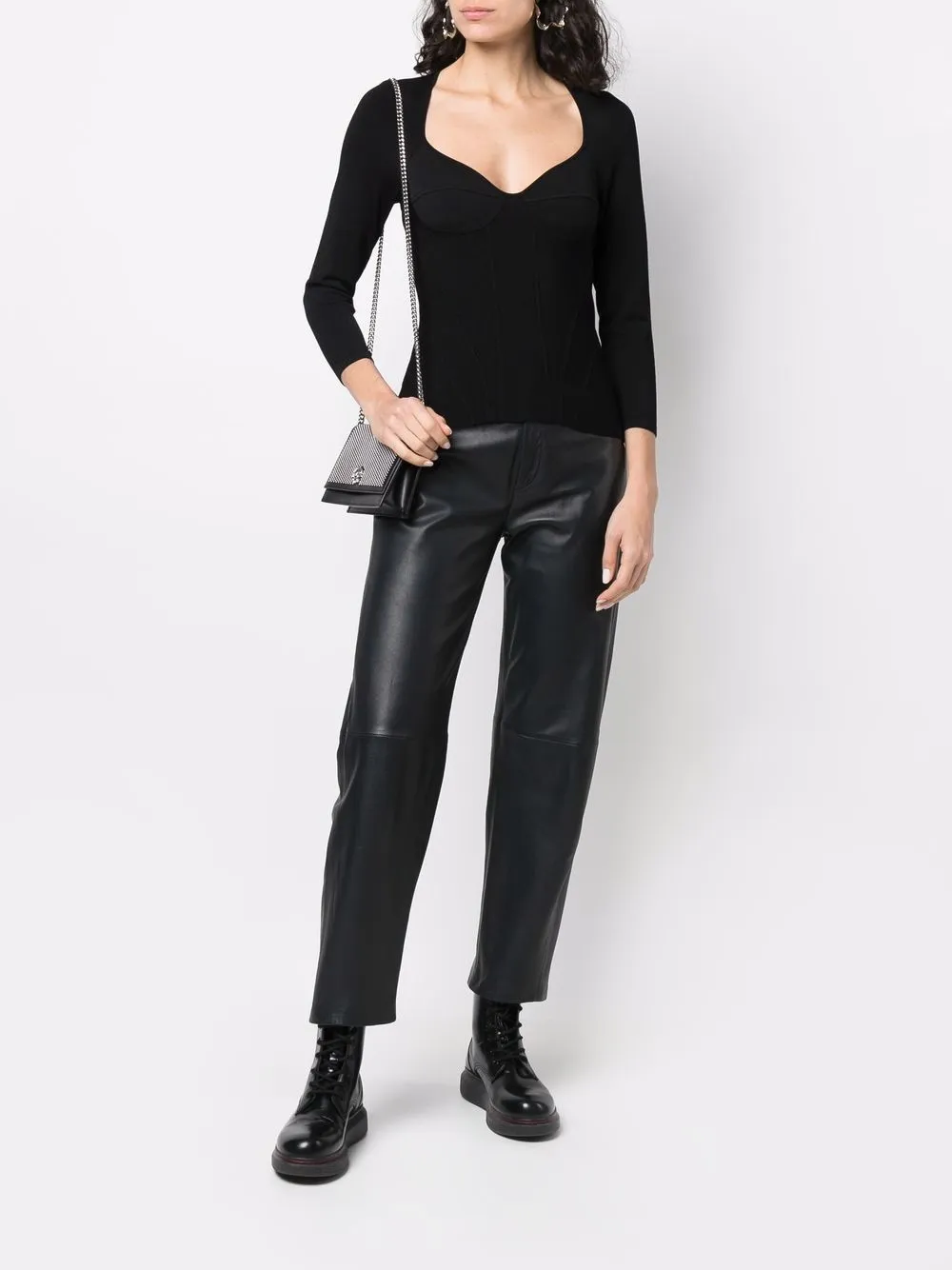 Cheap Alexander McQueen inserted-bra detail top Women