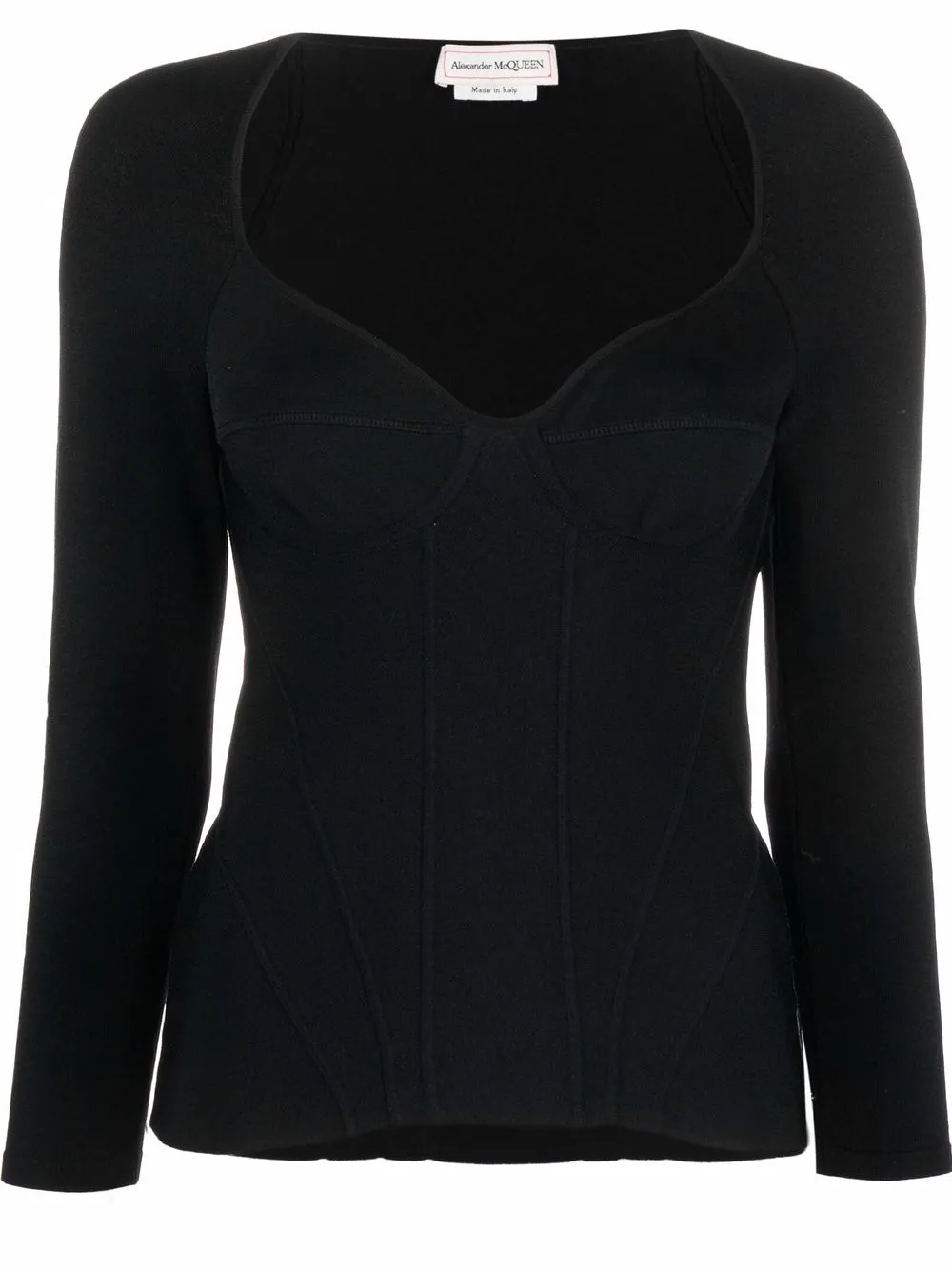 Cheap Alexander McQueen inserted-bra detail top Women