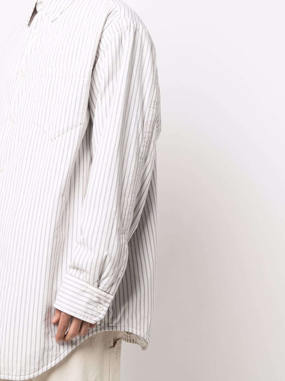 Maison Margiela stripe-print Padded Shirt - Farfetch