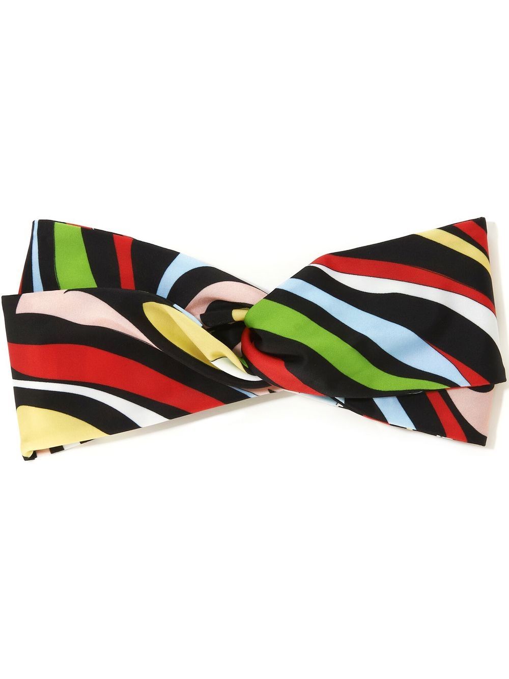 

PUCCI graphic-print knot-detail headband - Multicolour