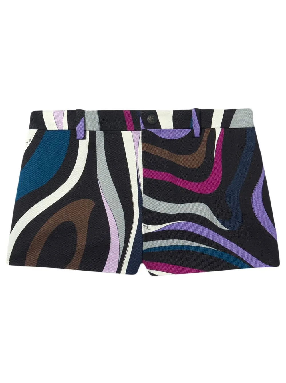 

PUCCI graphic-print tailored shorts - Black