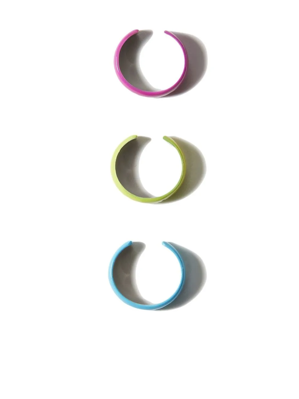 

PUCCI set of three logo-print rings - Multicolour