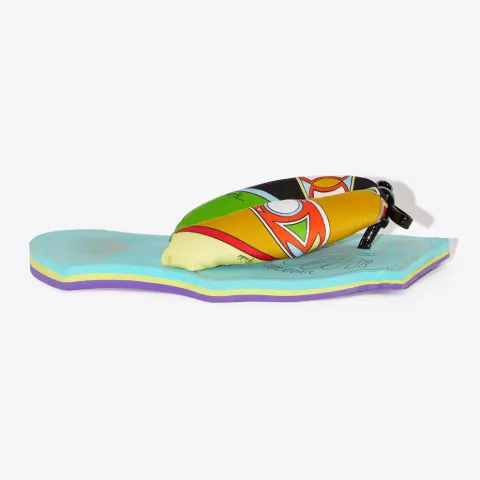 Girandole-Print Scuba Sandals