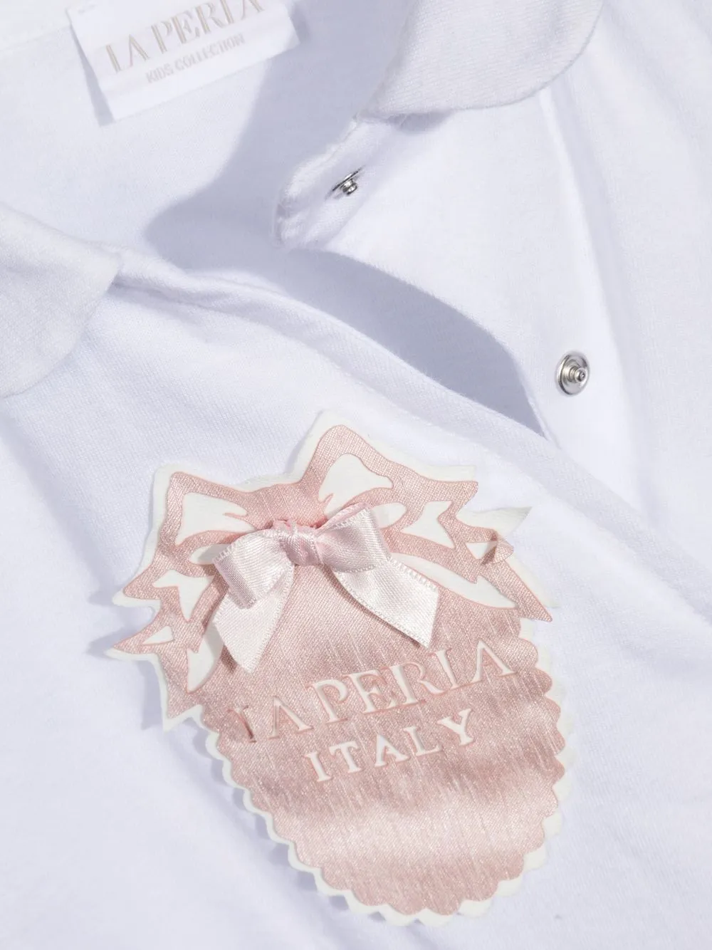  La Perla Kids Body Set Mit Logo Patch   Weiß 