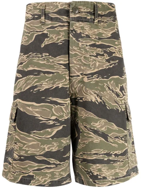 Maharishi shorts cargo con estampado militar