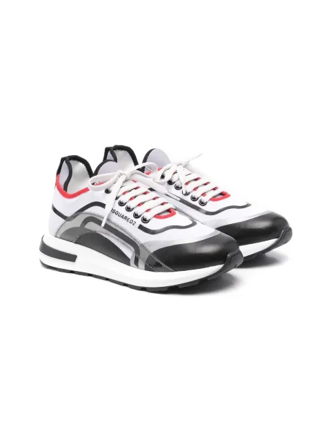 DSQUARED2 KIDS tenis con diseño colour block