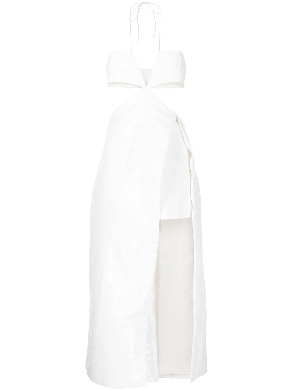 

Rokh vestido bordado con lentejuelas - Blanco