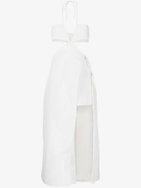 Rokh open cut sequin dress