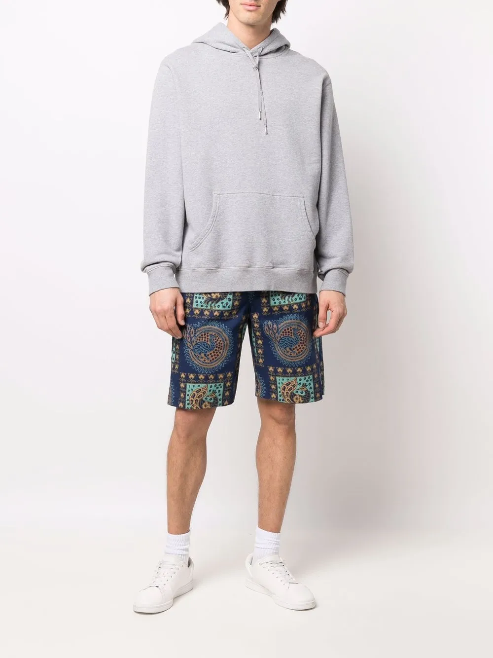 Needles graphic-print cotton shorts | Track & Running Shorts | Image 2