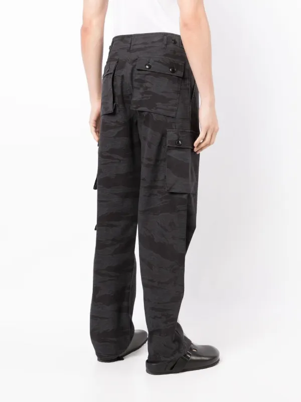 Maharishi カモフラージュ カーゴパンツ | ブラック | FARFETCH JP
