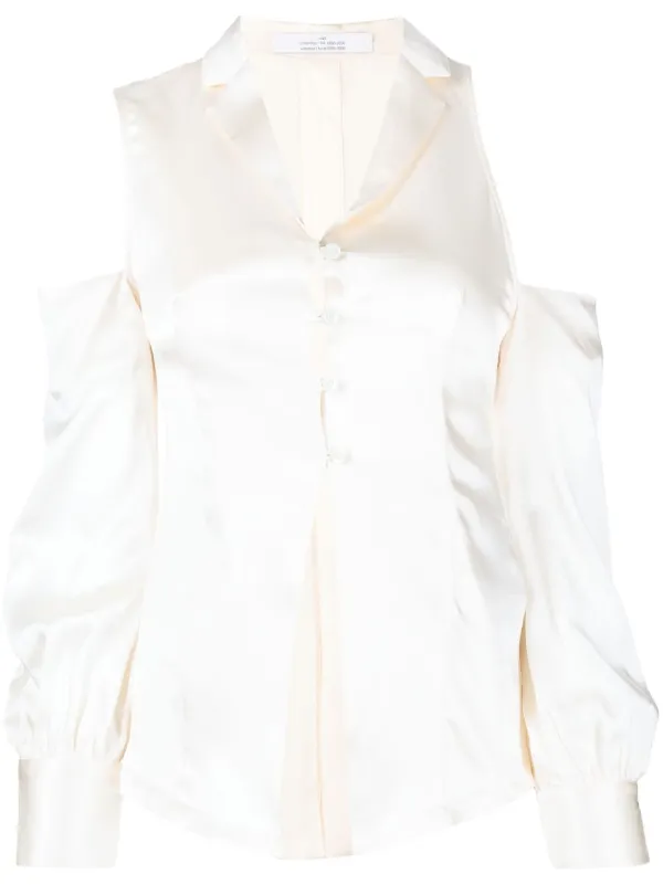 Rokh Cut Out Shoulder Blouse - Farfetch