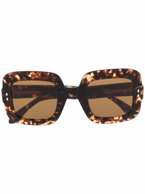 Isabel Marant Eyewear tortoiseshell square-frame sunglasses Women