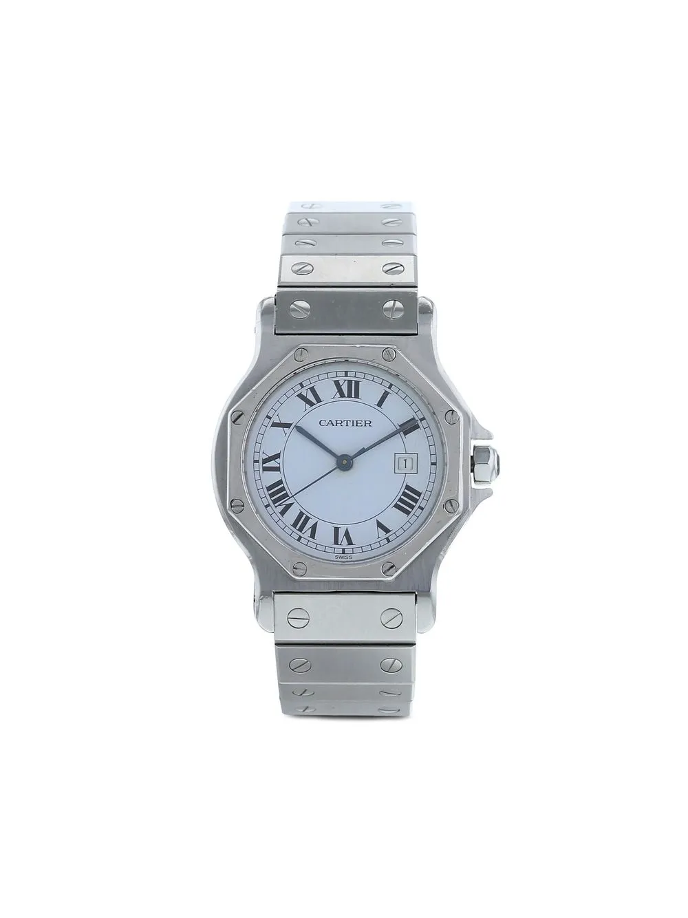 

Cartier 1990 pre-owned Santos Ronde 29mm - White