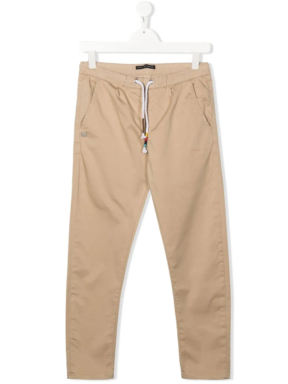 

Daniele Alessandrini drawstring waist tapered chinos - Neutrals