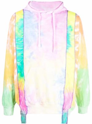 Blue pink clearance and yellow hoodie