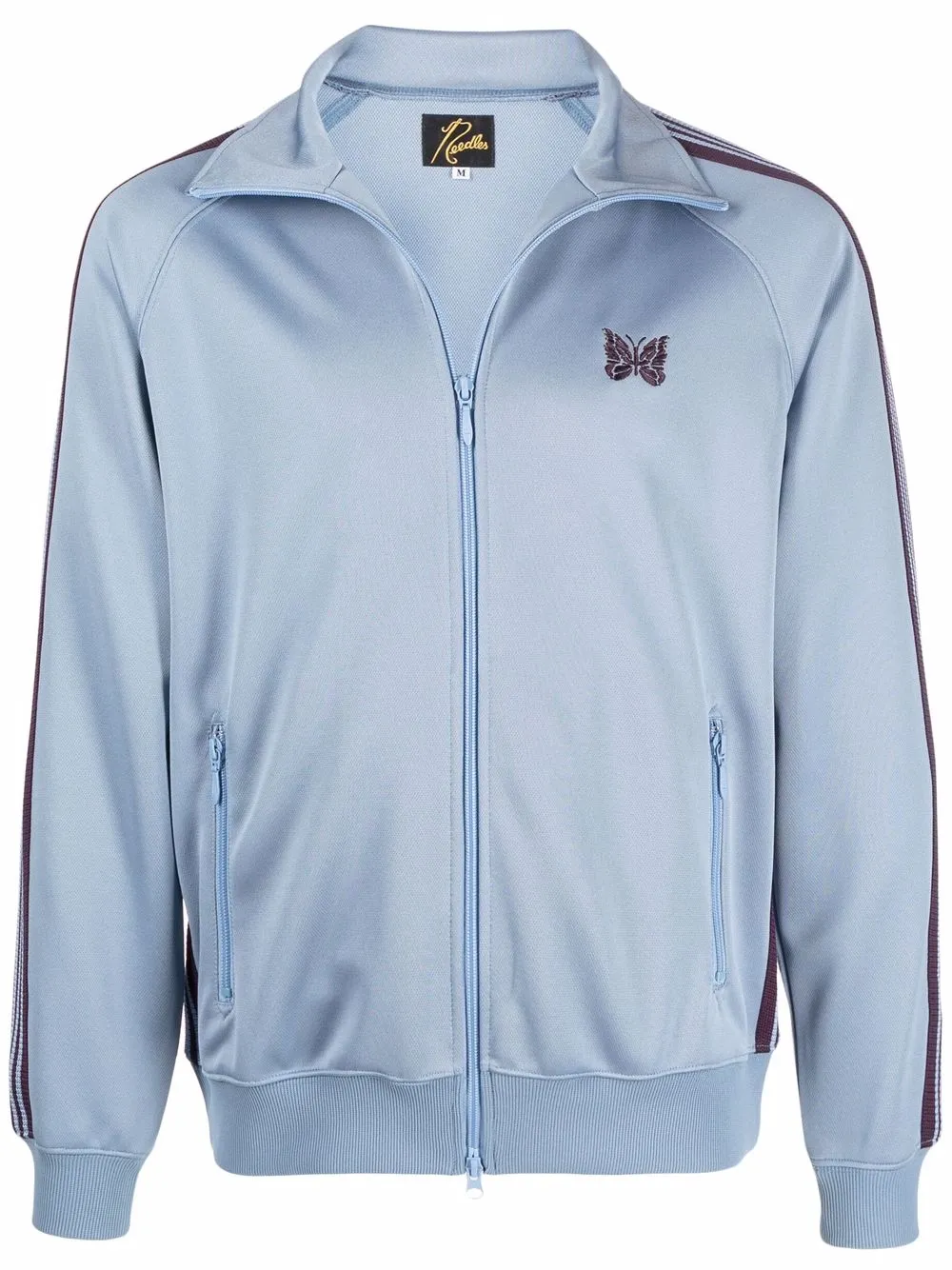 

Needles embroidered logo sport jacket - Blue