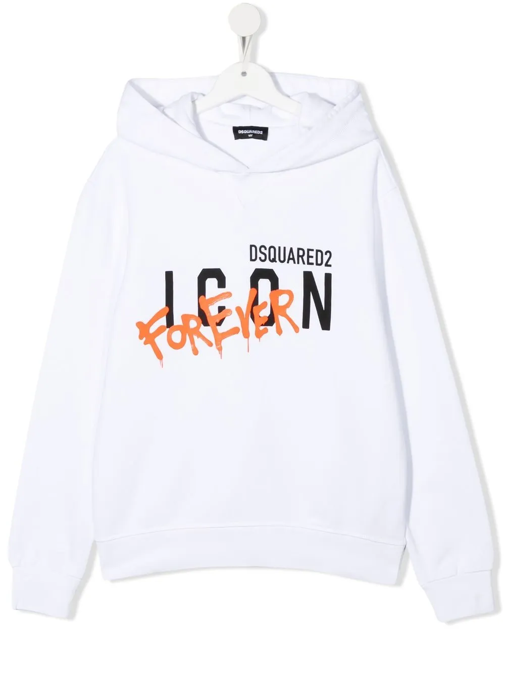 

Dsquared2 Kids hoodie con logo estampado - Blanco