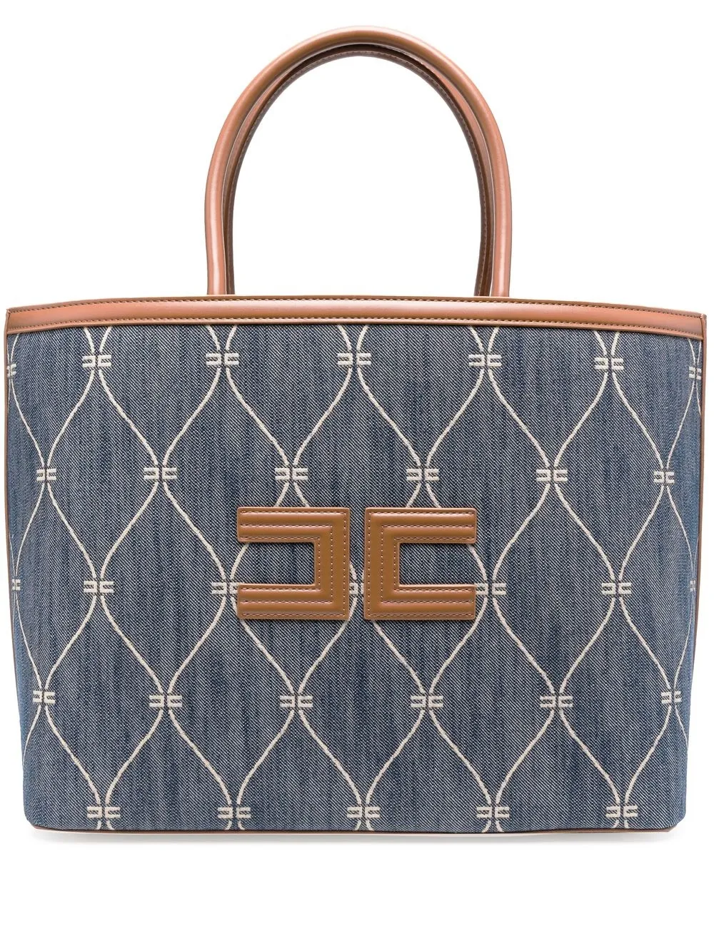 elisabetta franchi monogram bag