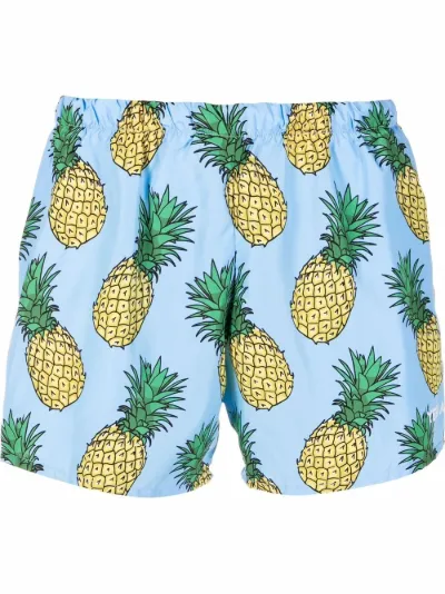pineapple-print swim shorts 