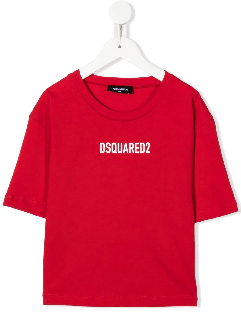 

Dsquared2 Kids playera corta con logo estampado - Rojo