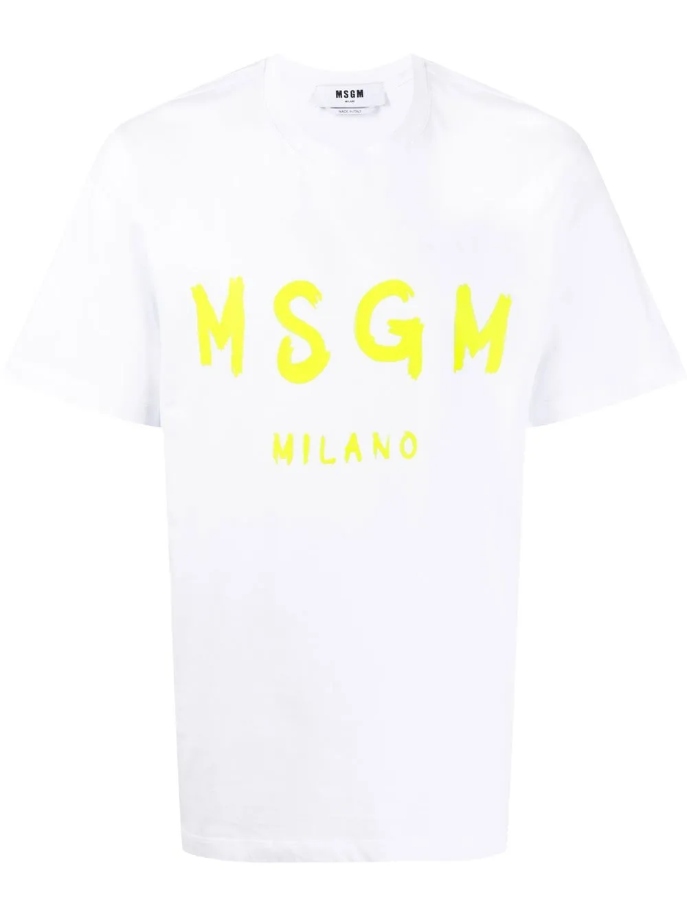 

MSGM logo-print cotton T-shirt - White