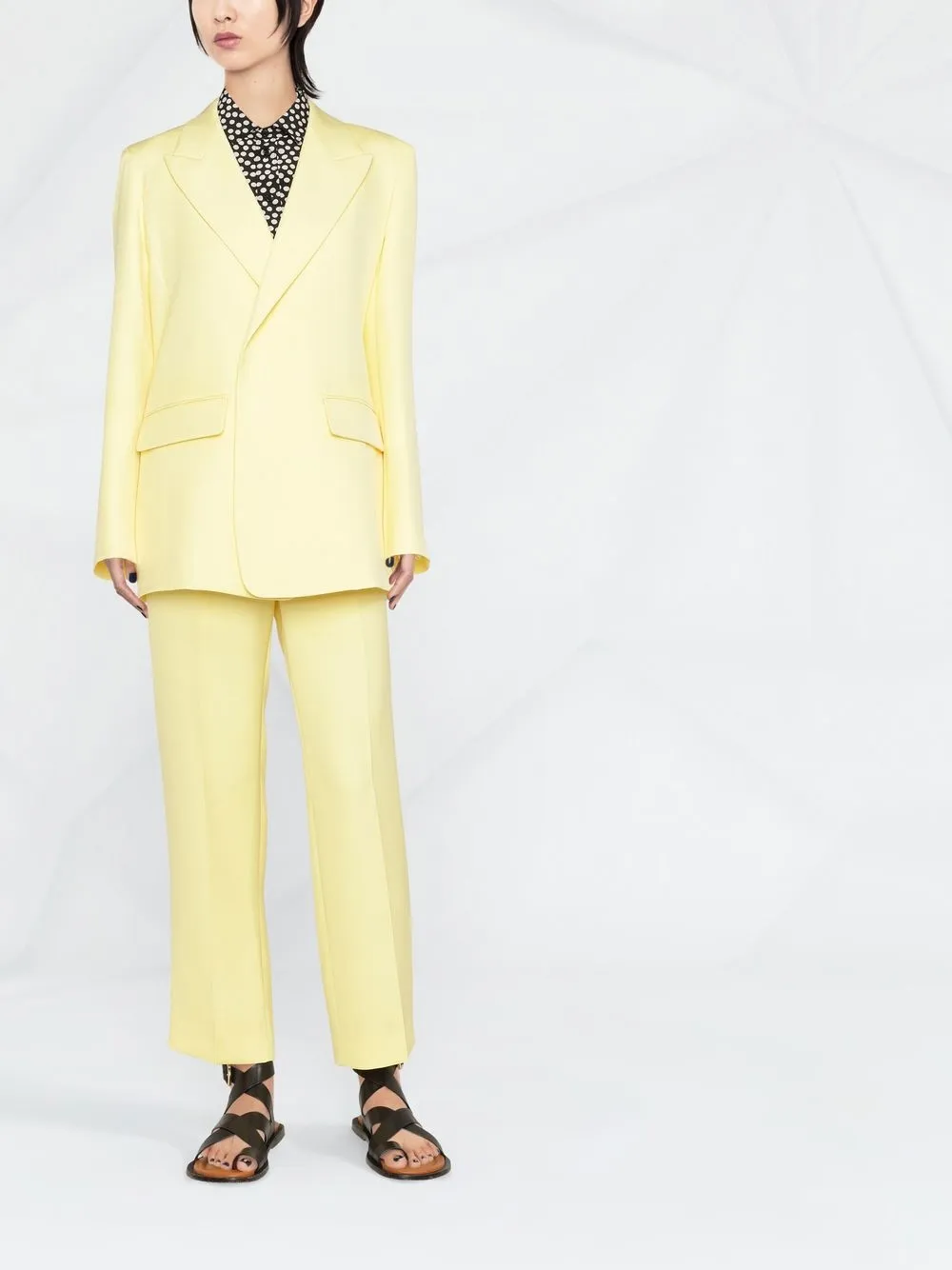Chloé Blazer met enkele rij knopen - Geel