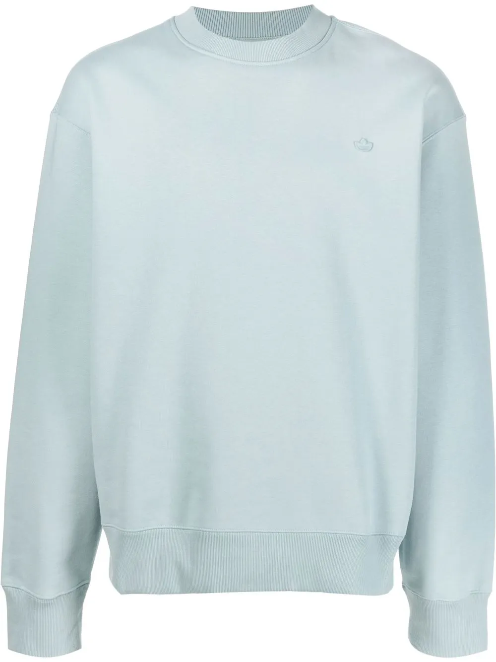 

adidas logo-embroidered sweatshirt - Blue
