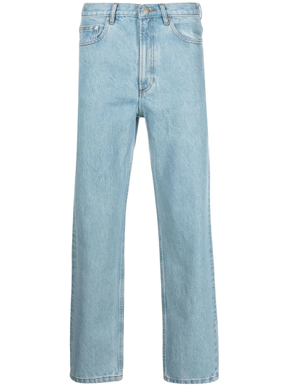 

A.P.C. jeans rectos con efecto blanqueado - Azul
