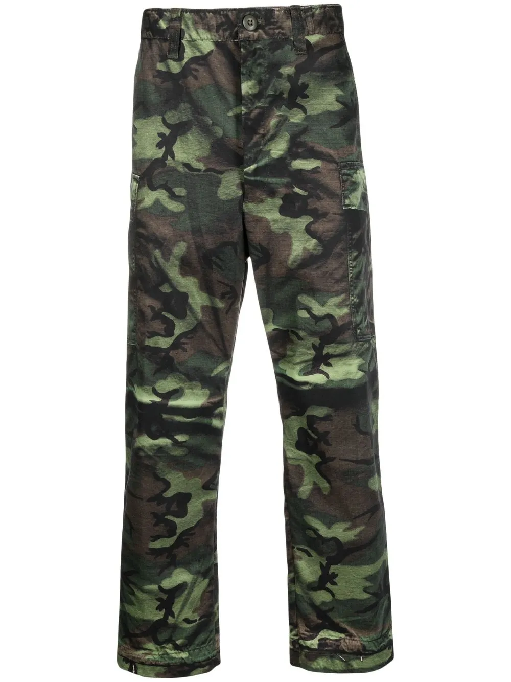 

Junya Watanabe pantalones cargo con estampado militar - Verde