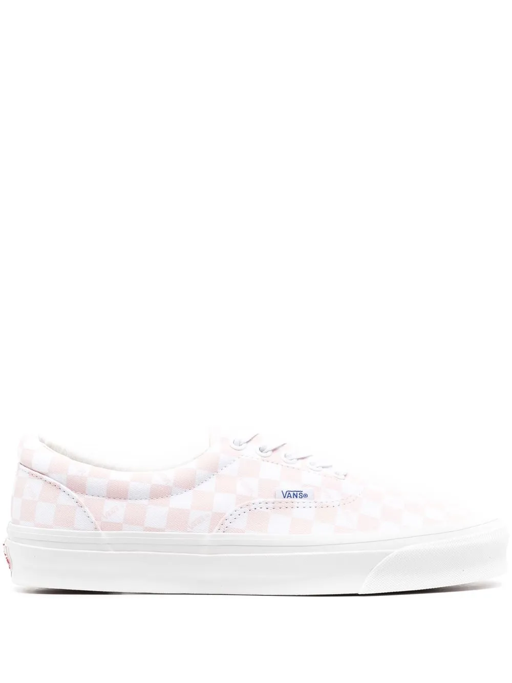 

Vans check-logo print sneakers - Pink