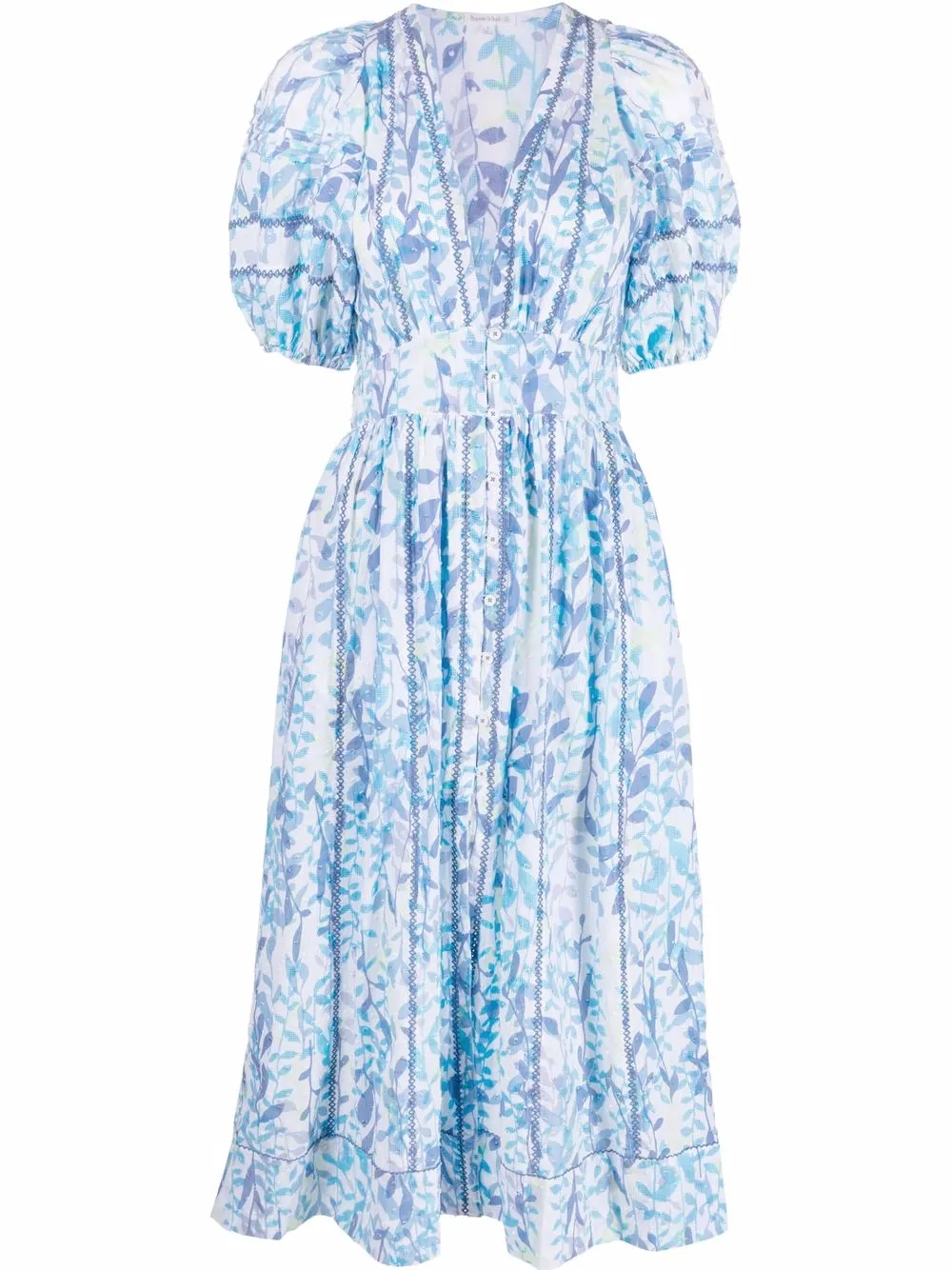 robe mi-longue Fifi à fleurs