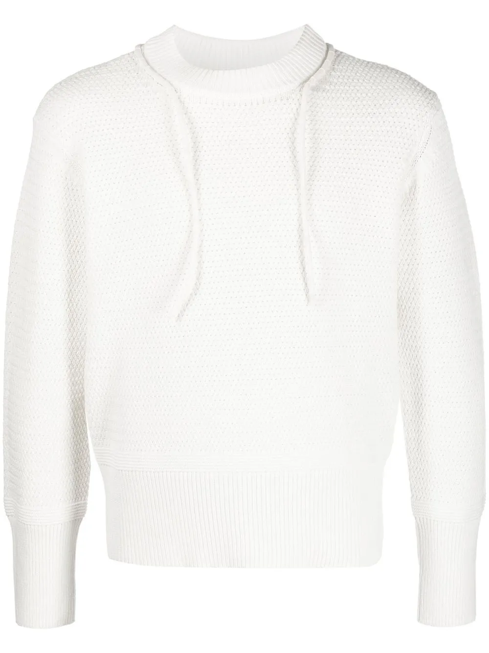 

Craig Green knitted drawstring jumper - White