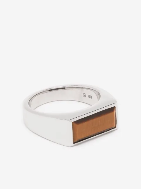 Tom Wood anillo peaky con motivo de ojo de tigre